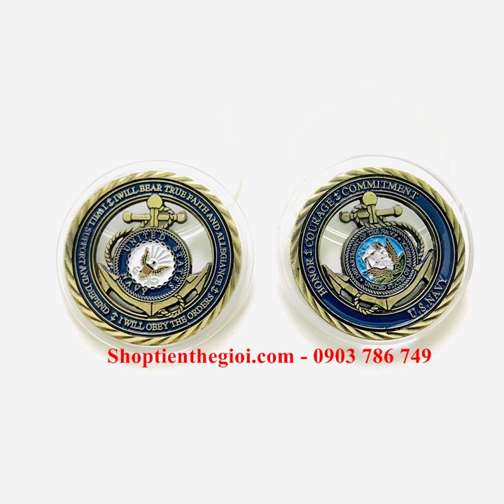 Xu Huy Hiệu Danh Dự Dũng Cảm và Cam Kết Hải Quân Mỹ - SP005281 